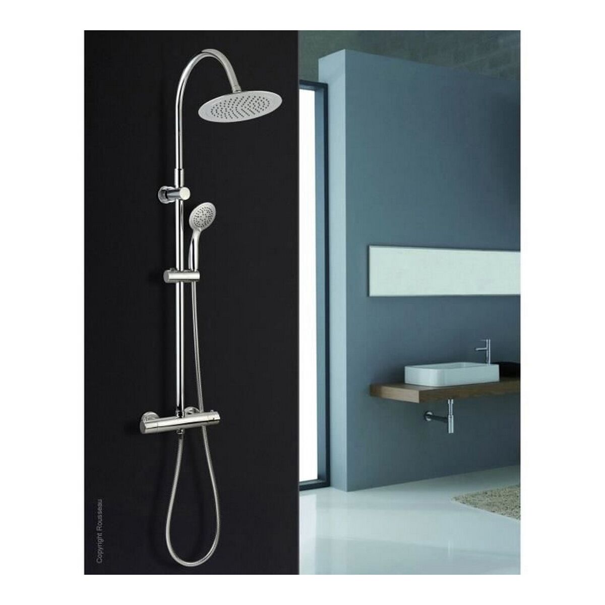 Colonne de douche Rousseau Gris Métal