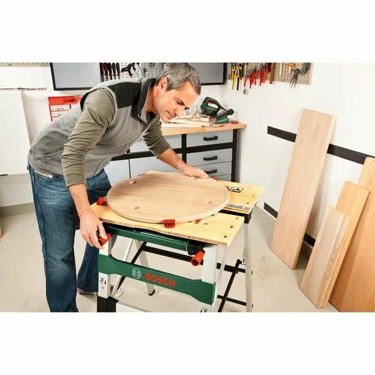 BOSCH PWB 600 Klappwerkbank 64 x 84 cm
