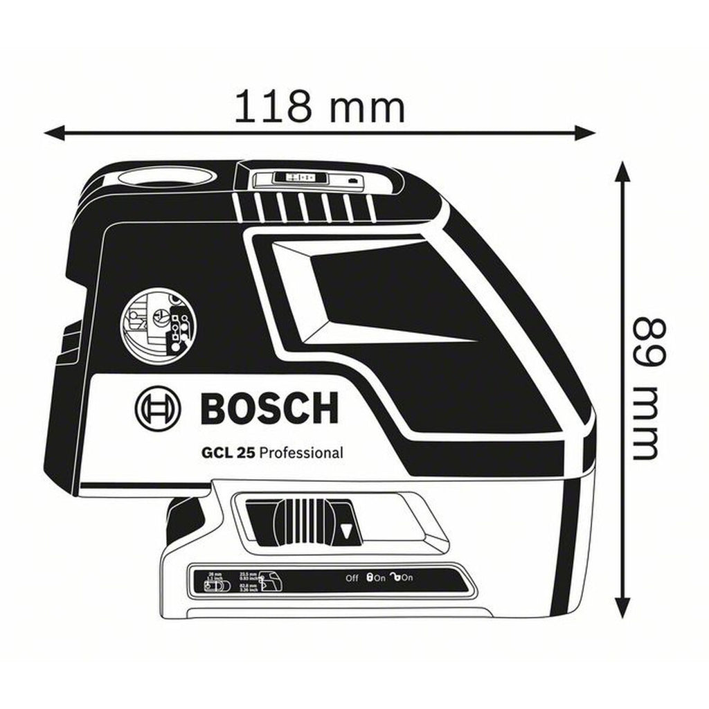 Niveau laser BOSCH 2 mm