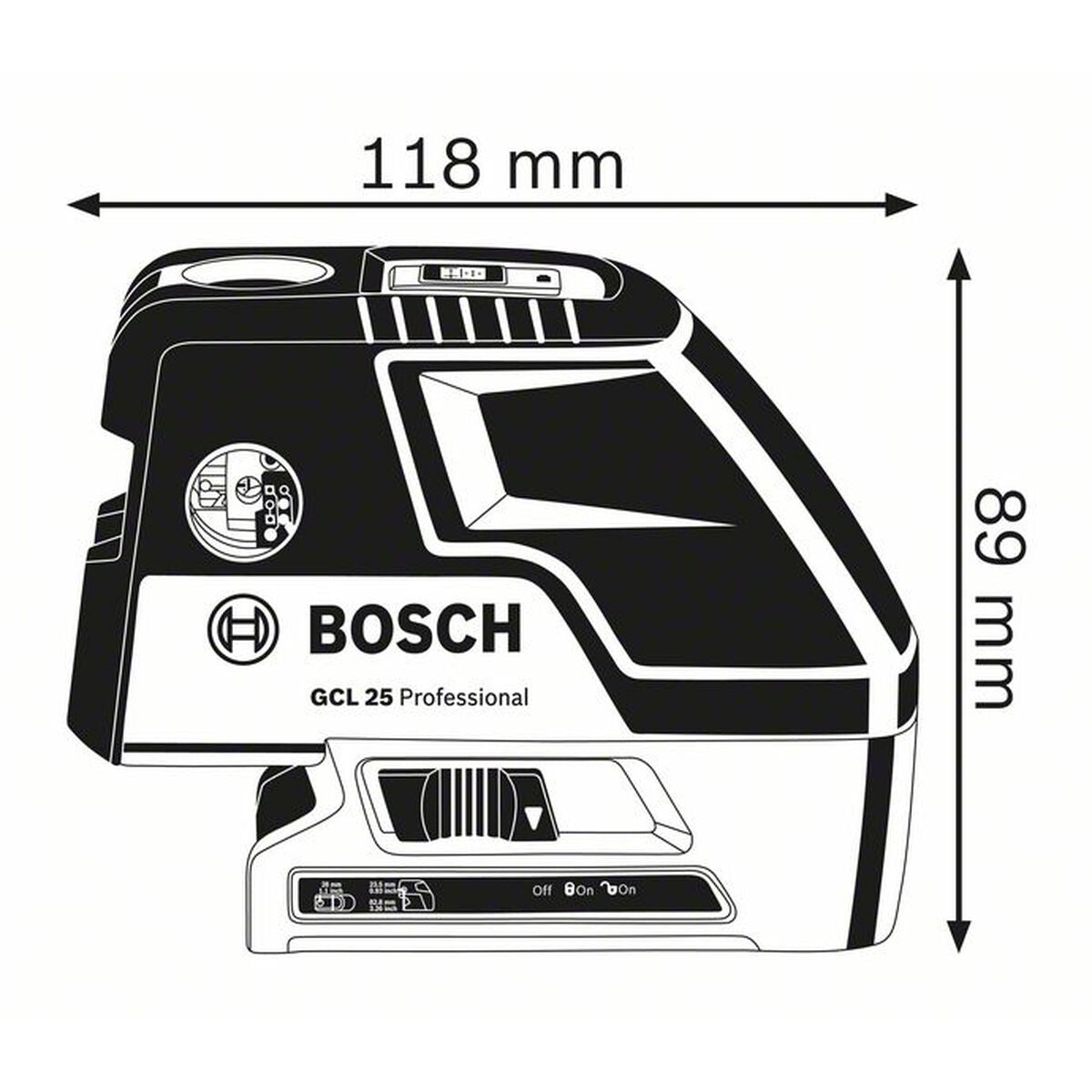 Niveau laser BOSCH 2 mm