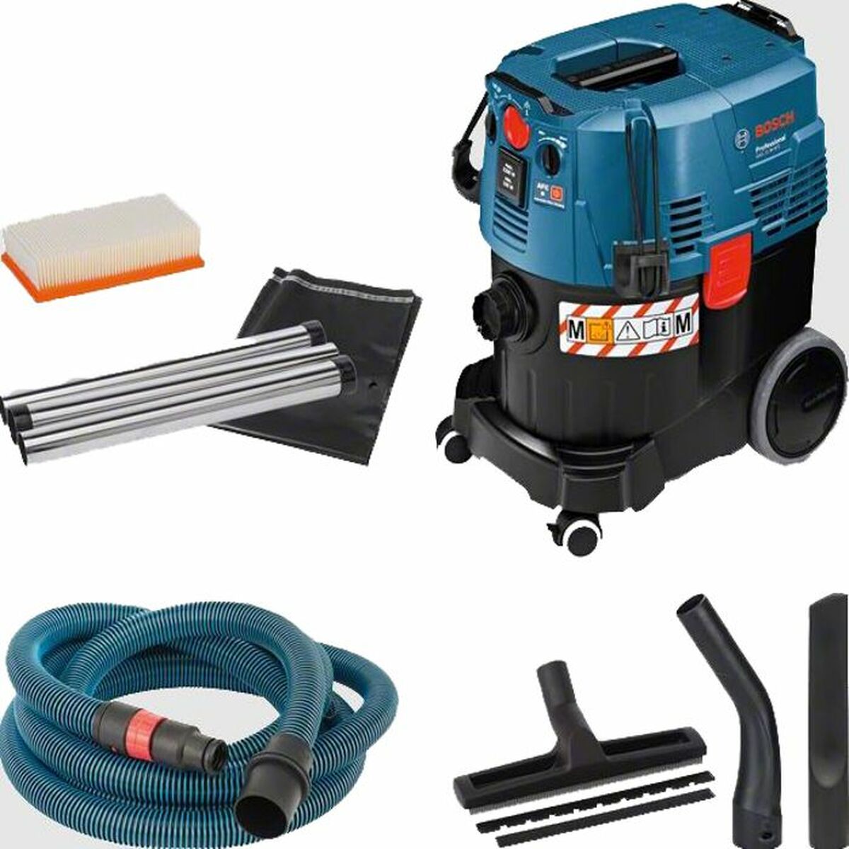 Aspirateur à sec et humide BOSCH GAS 35 M AFC 35 L