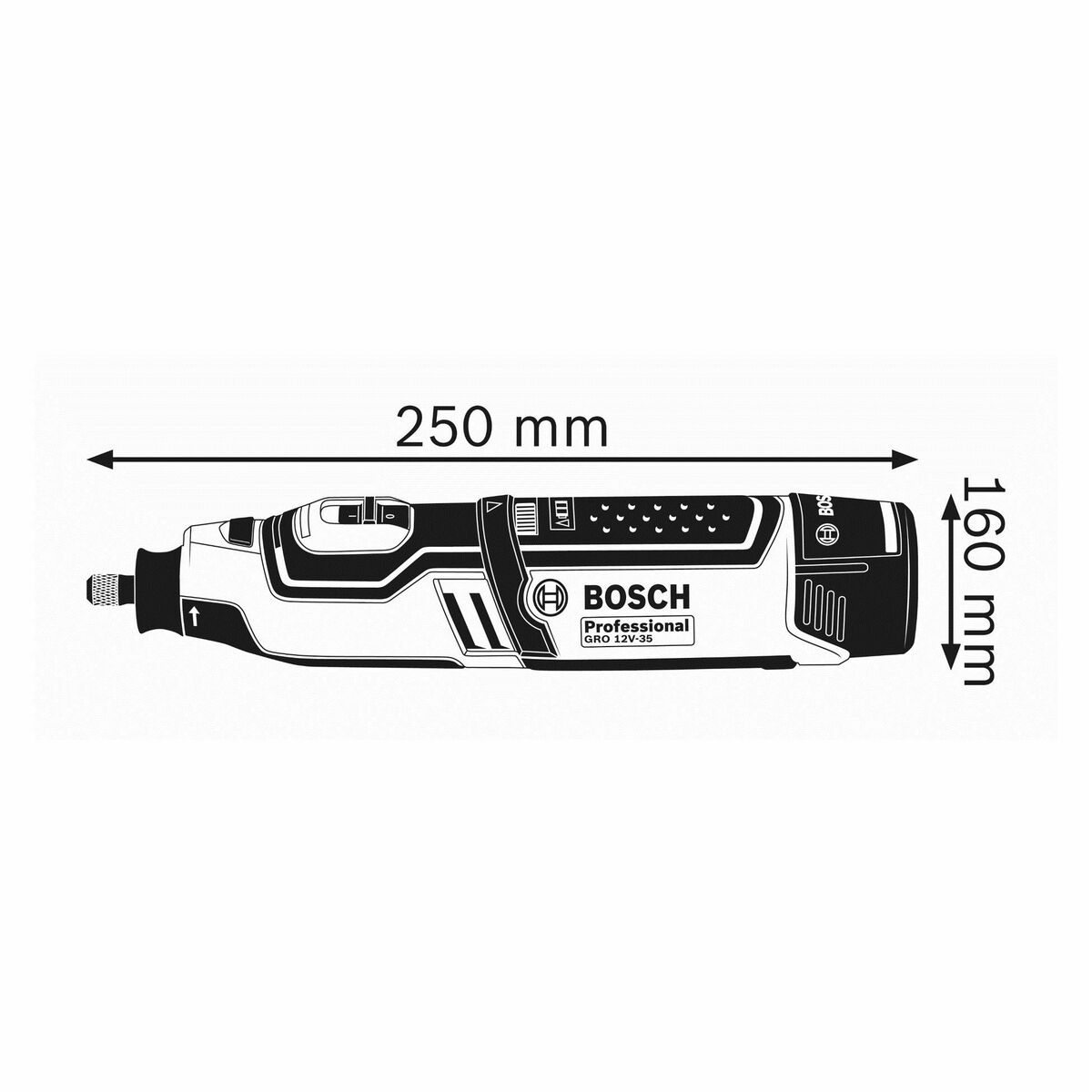 Outil multifonctions BOSCH GRO 12V-35