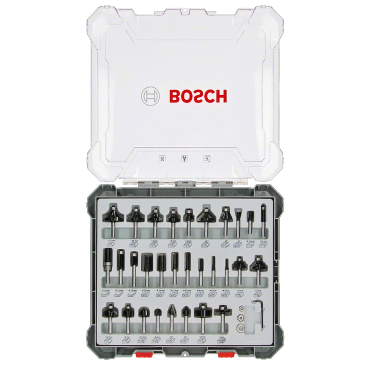 Kit de fraises multiusages BOSCH 30 Pièces