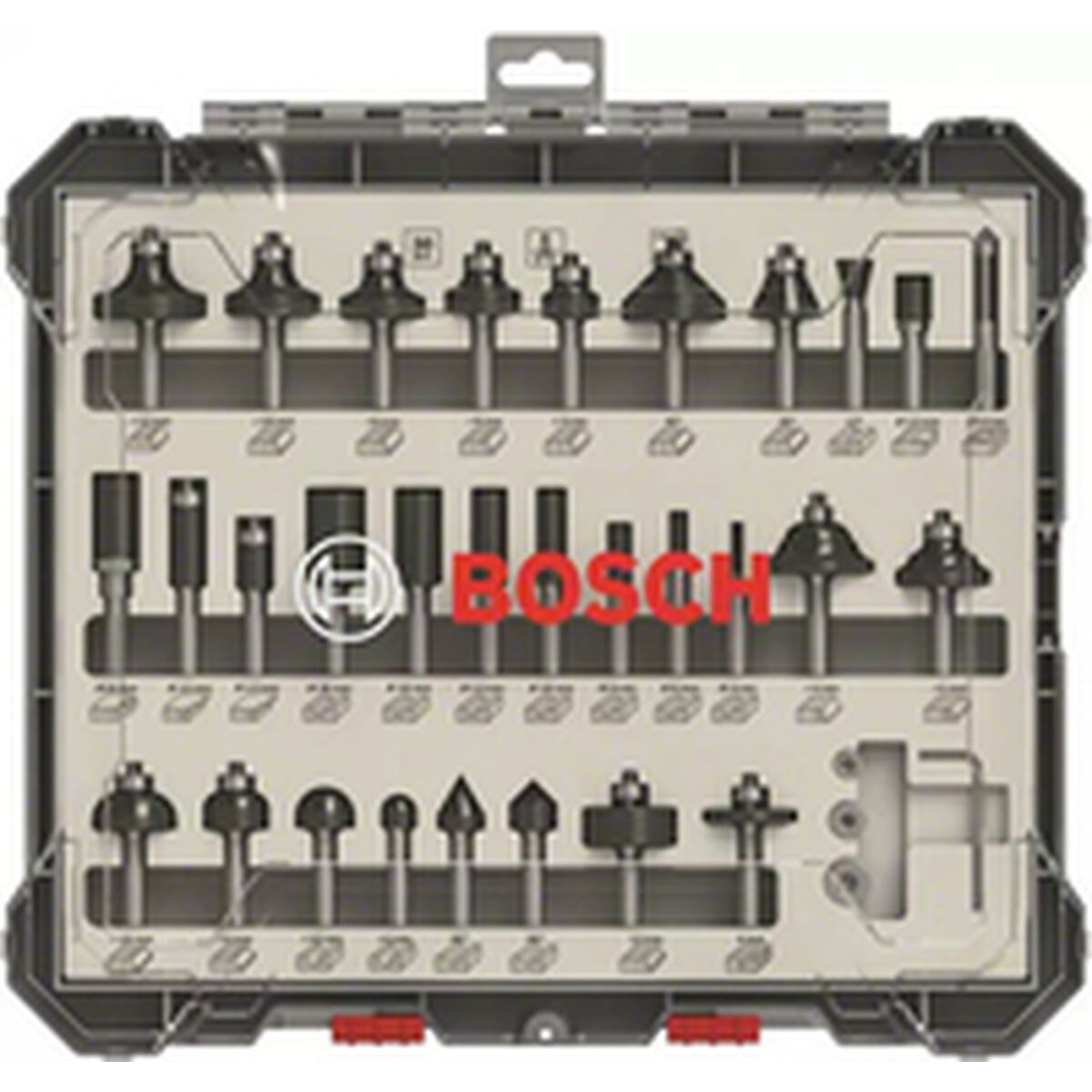 Kit de fraises multiusages BOSCH 2607017475 30 Pièces