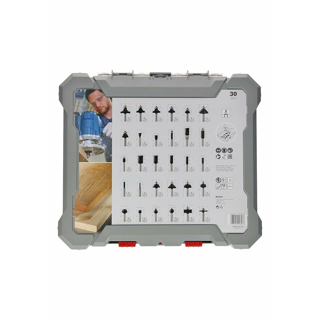 Kit de fraises multiusages BOSCH 2607017475 30 Pièces