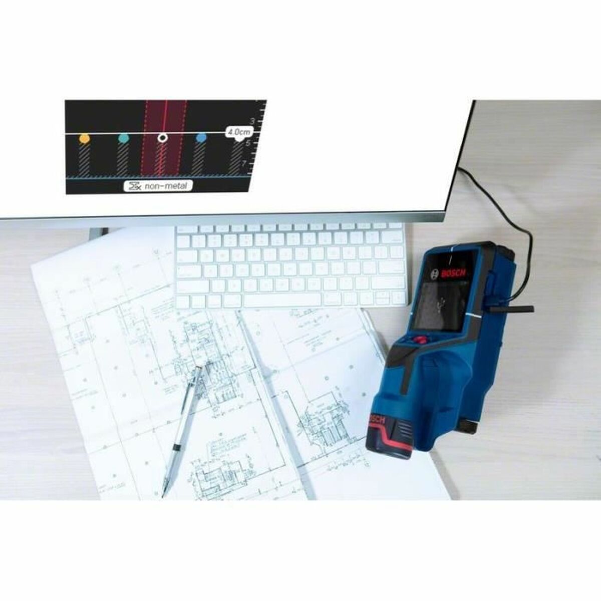 Détecteur de câbles et canalisations BOSCH D-Tect 200 C