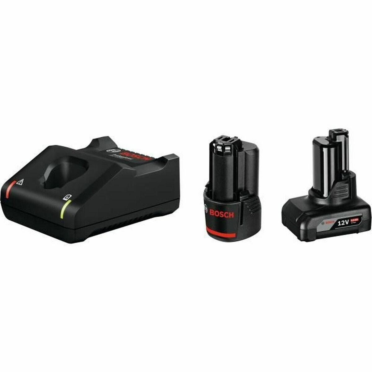 Kit chargeur et batterie rechargeable BOSCH Starterset Batteries 1x2.0Ah 1x4.0Ah 4 Ah 12 V 1 Pièce