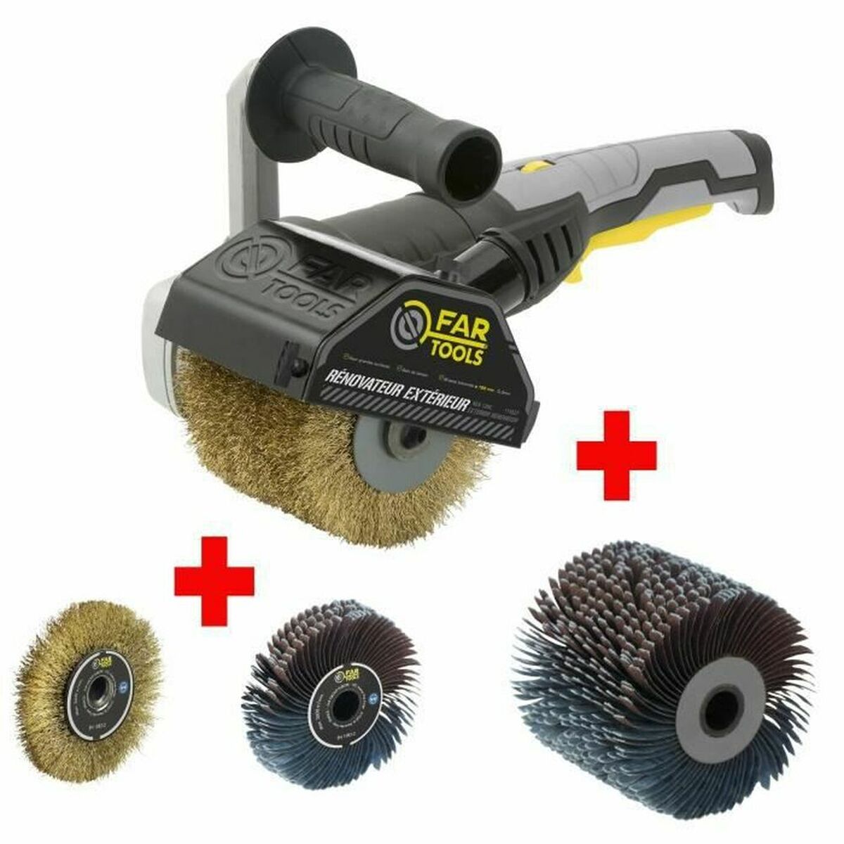 Ensemble de brosses Fartools REX120C