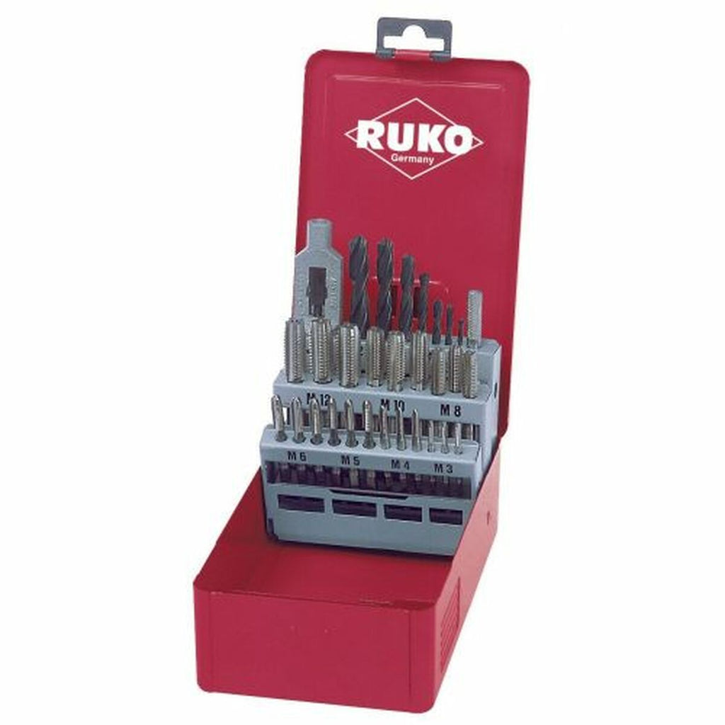 Ensemble de Tarauds Filetés RUKO 29 Pièces