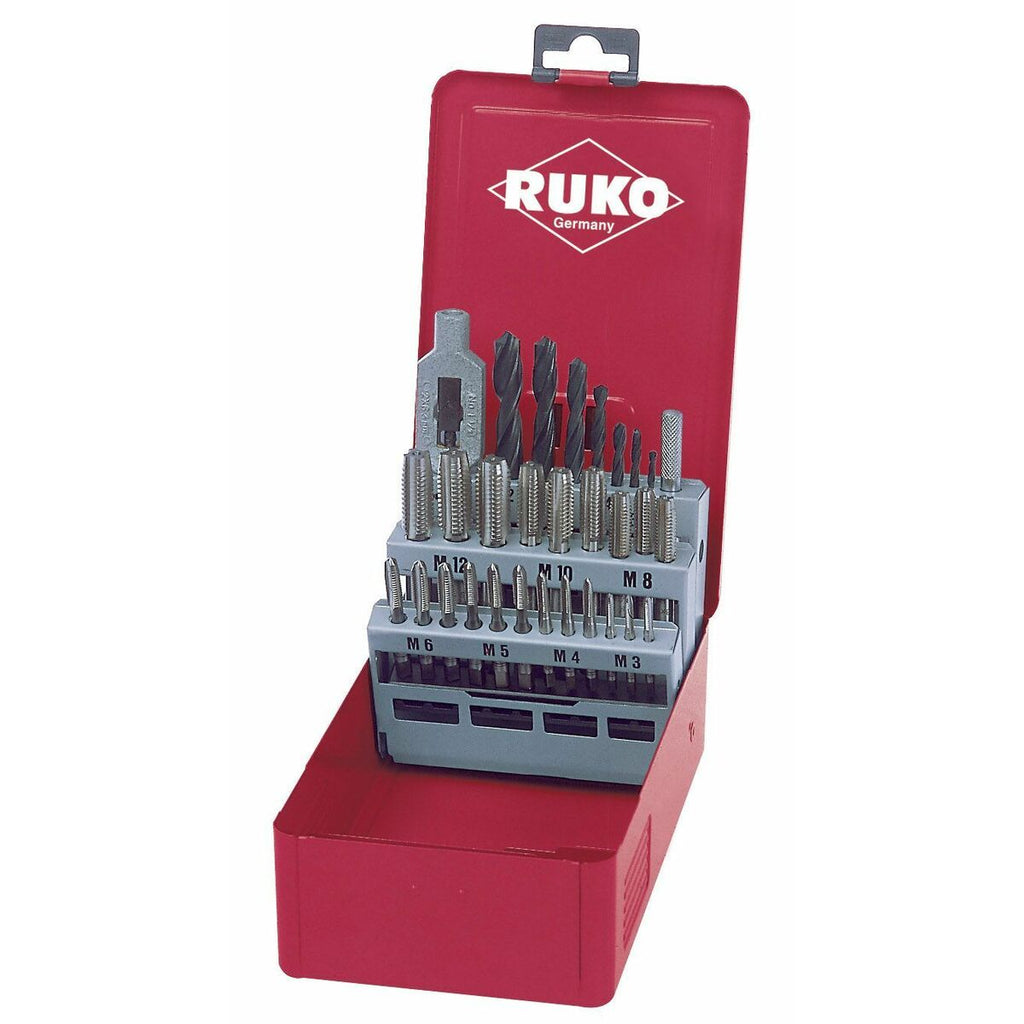 Ensemble de Tarauds Filetés RUKO 29 Pièces