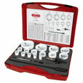 Set de couronnes de forage RUKO Acier rapide (AR) 19 Pièces