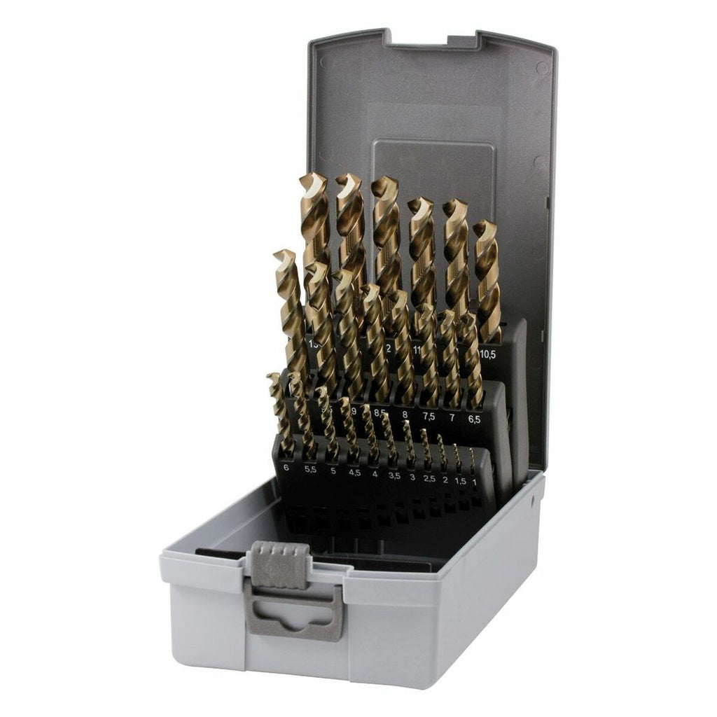 Ensemble de forets RUKO Coffret DIN 338 Helicoïdal 25 Pièces