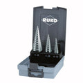 Ensemble de forets RUKO 101326RO Acier Acier rapide (AR) Foret étagé 3 Pièces