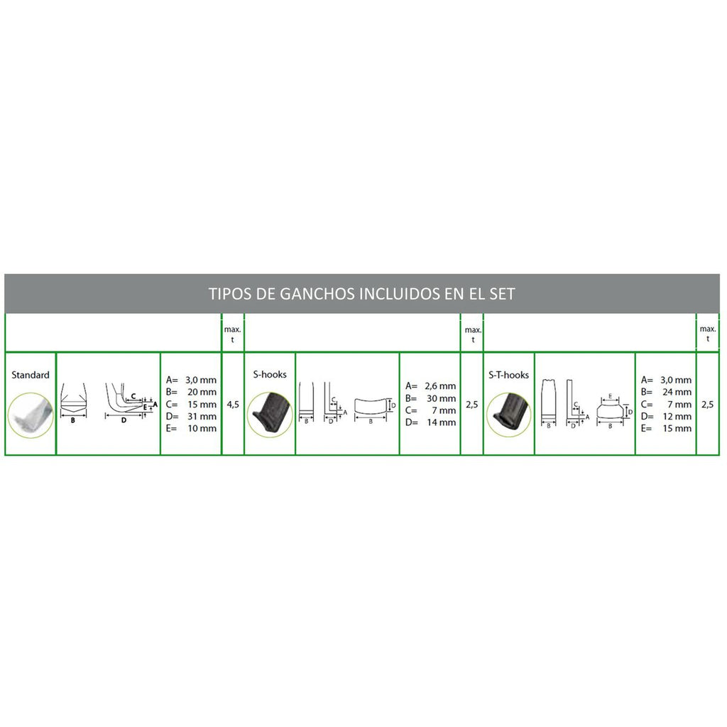 Ensemble d’extracteurs KUKKO 2-3 Pieds