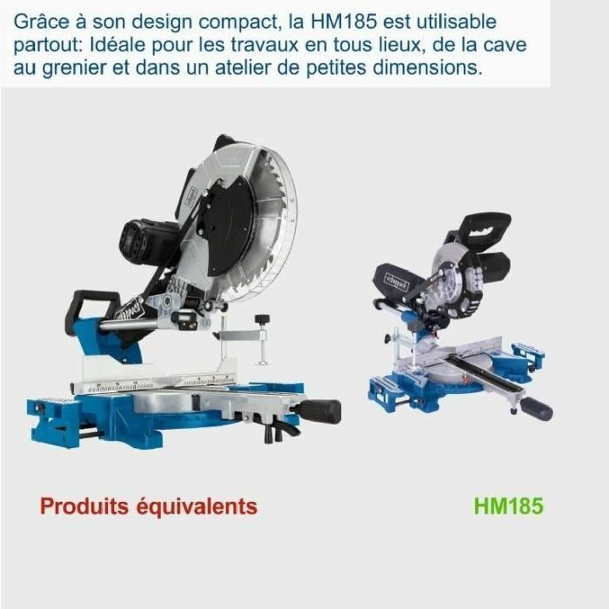 Scie à onglets Scheppach HM 185 1400 W