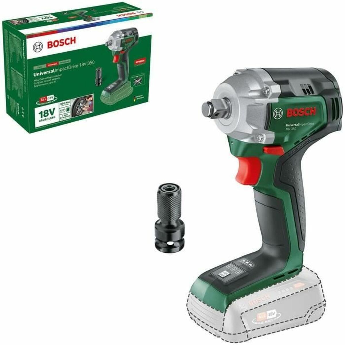 Tournevis électrique BOSCH UniversalImpactDrive 18V-350 350 W