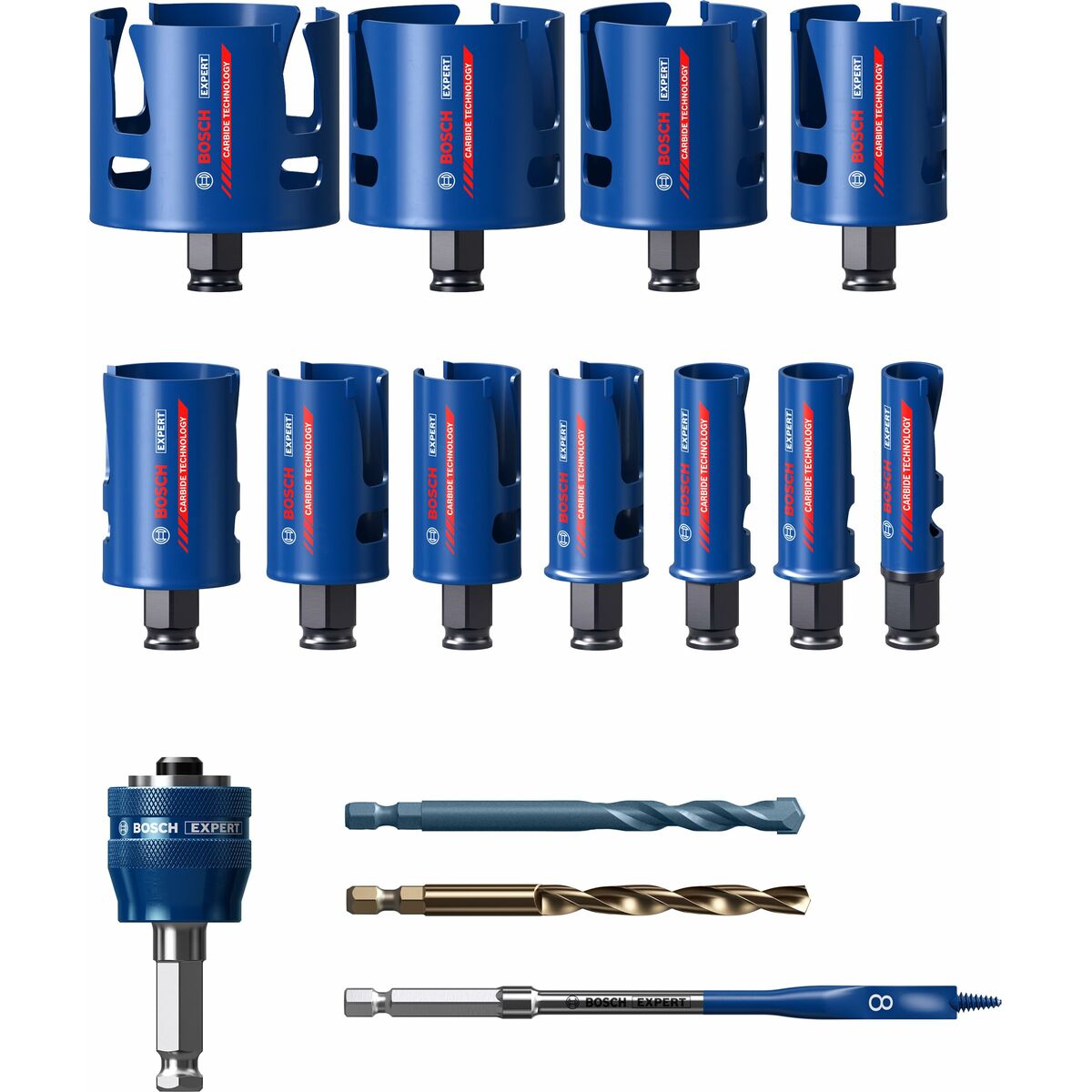 Set de couronnes de forage BOSCH
