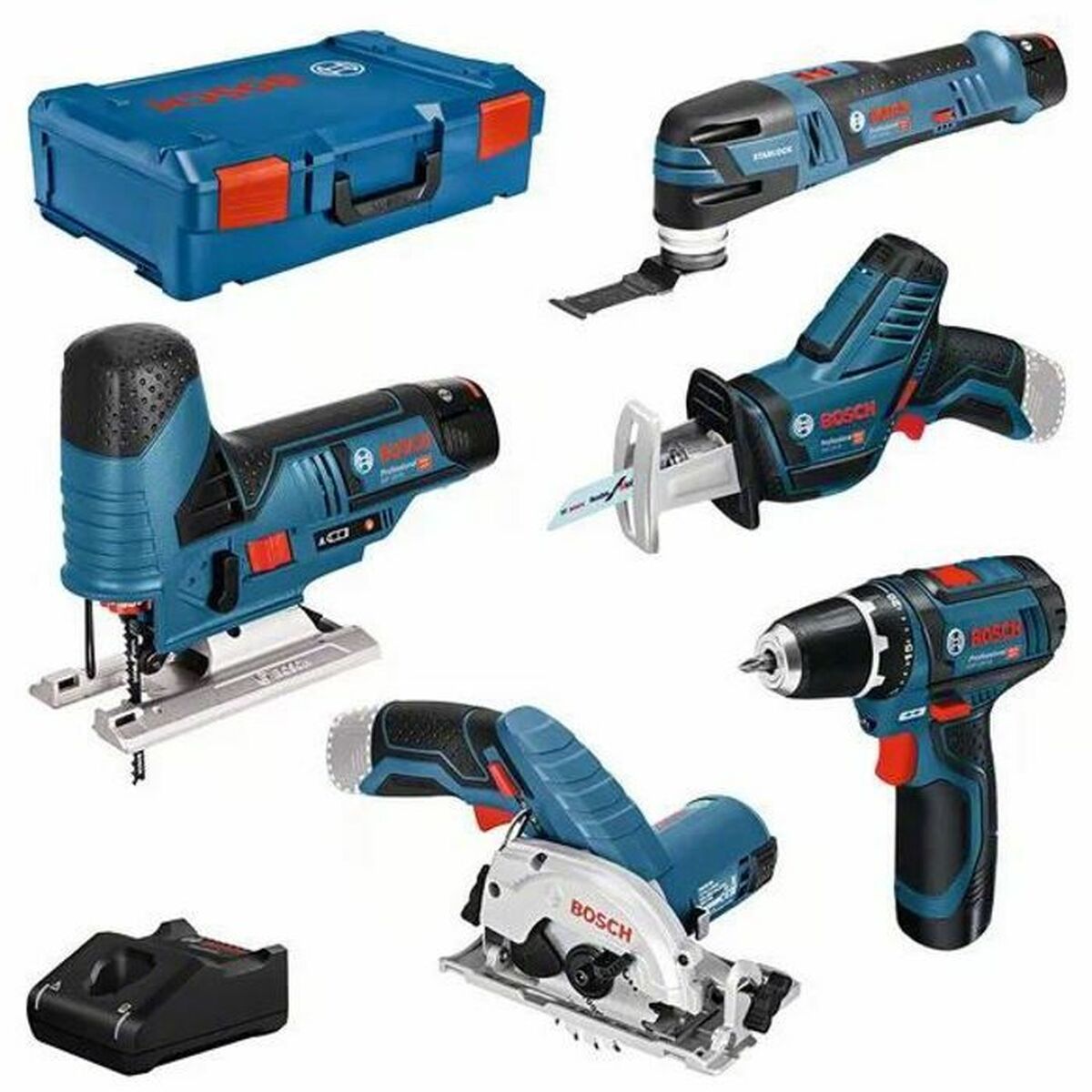 Set d'outils BOSCH GST GOP GSA GSR GKS (5 Unités)