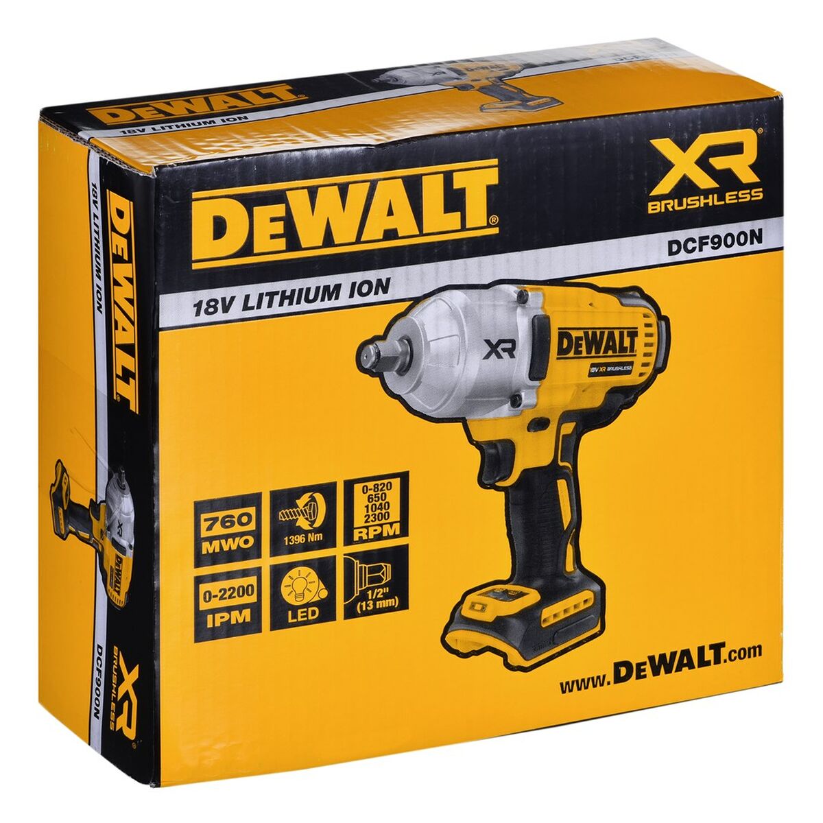 DeWalt Schlagschrauber DCF900N-XJ 760 W 18 V 1898 Nm 1355 Nm