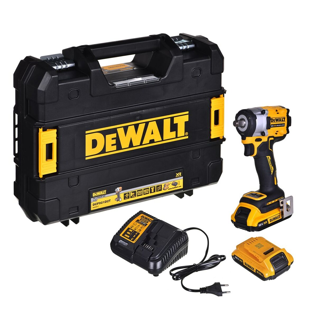 Dewalt Akku-Schlagschrauber DCF921D2T 18 V 406 Nm 610 Nm