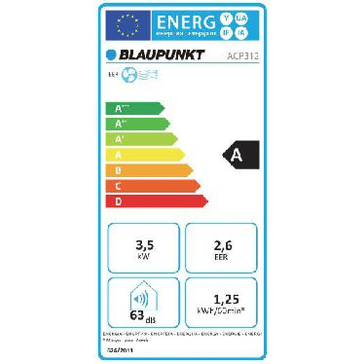 Climatiseur Portable Blaupunkt AGDBLFAN014