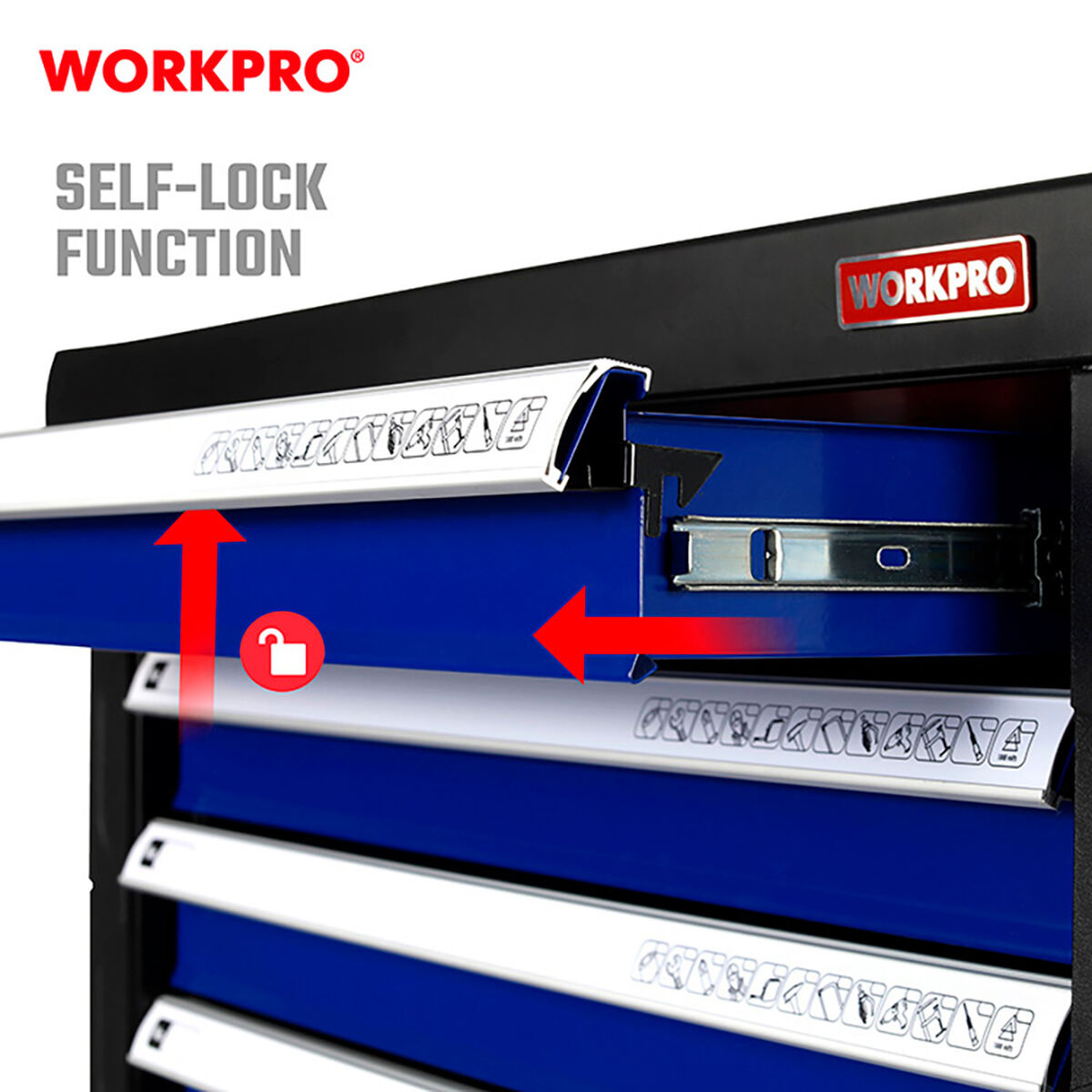 Chariot à outils Workpro