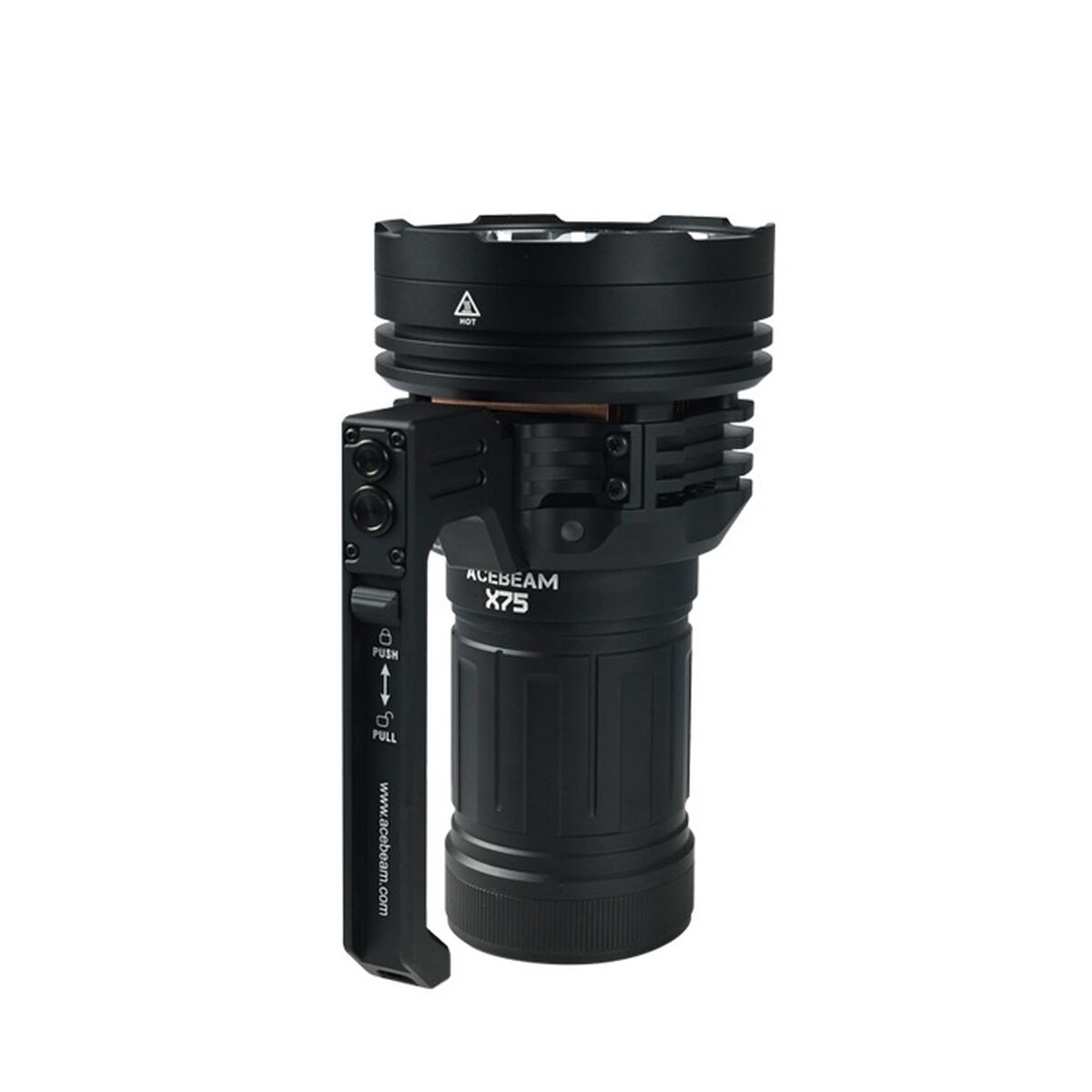 Lampe Torche Acebeam X75 70.2 6500K BLACK 900 Lm