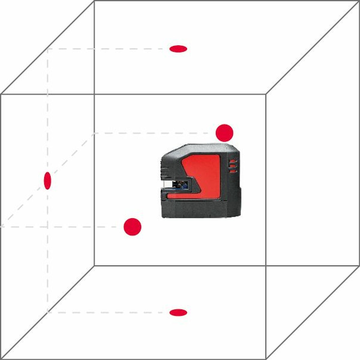 Niveau laser à points Leica Geosystems P5 ± 0,2 MM/M 30 m