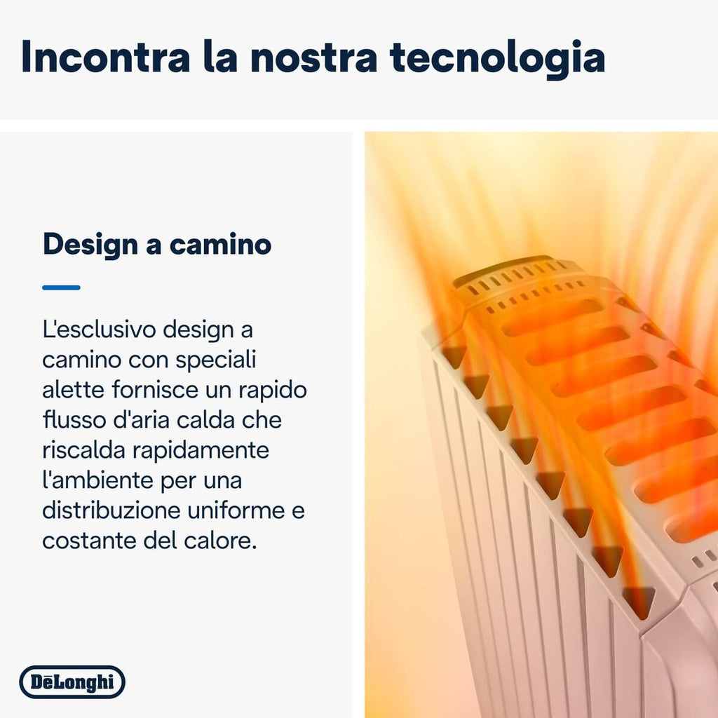 Radiateur à Huile DeLonghi TRD51025 Blanc