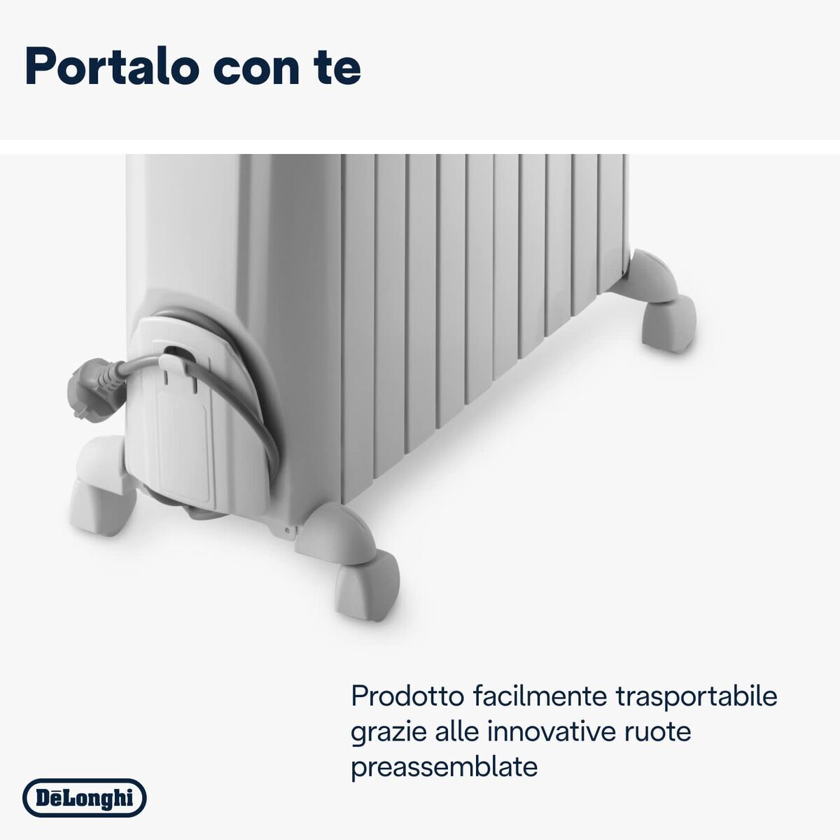 Radiateur à Huile DeLonghi TRD51025 Blanc