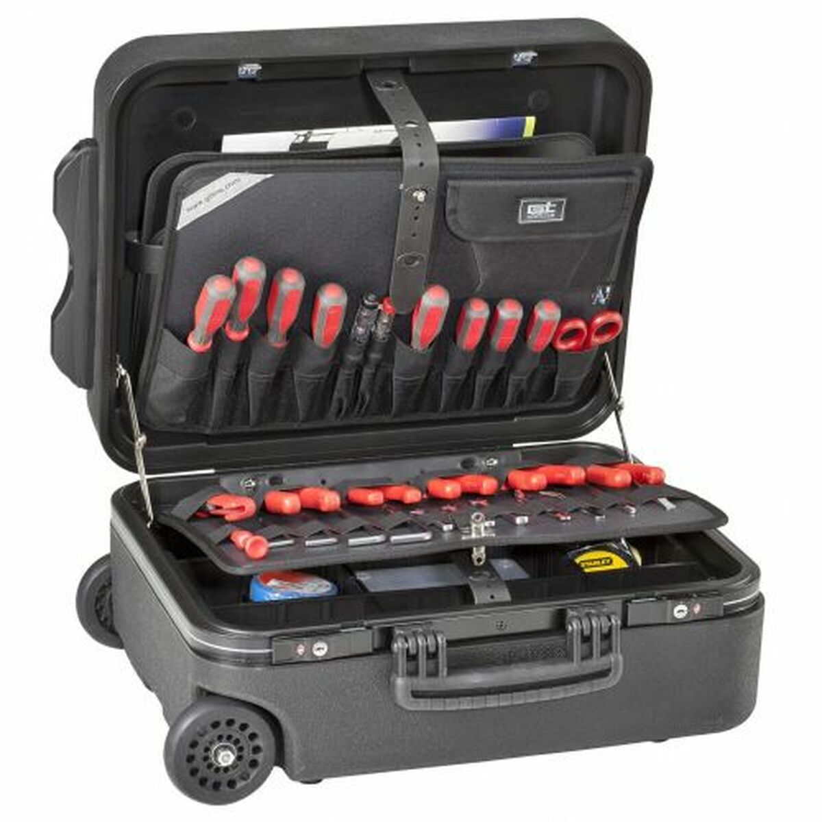 Mallette à Outils GT Line Polyester PVC Métal Polyéthylène Caoutchouc