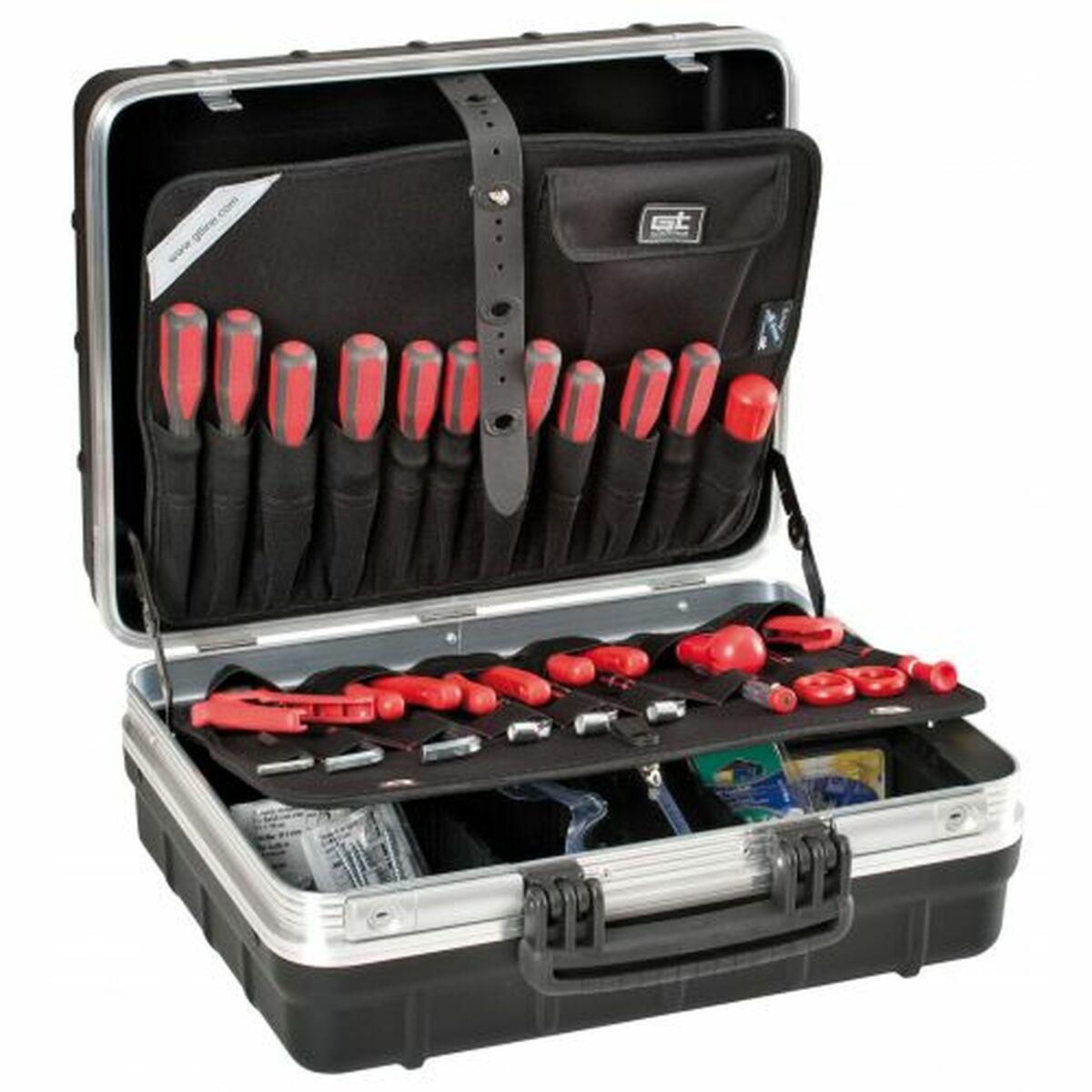 Mallette à Outils GT Line Polyester PVC Métal Aluminium Caoutchouc polypropylène