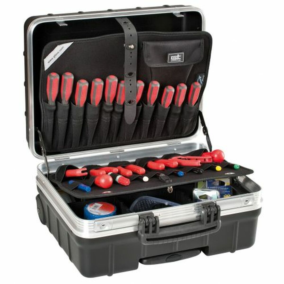 Mallette à Outils GT Line Polyester PVC Métal Aluminium Caoutchouc polypropylène