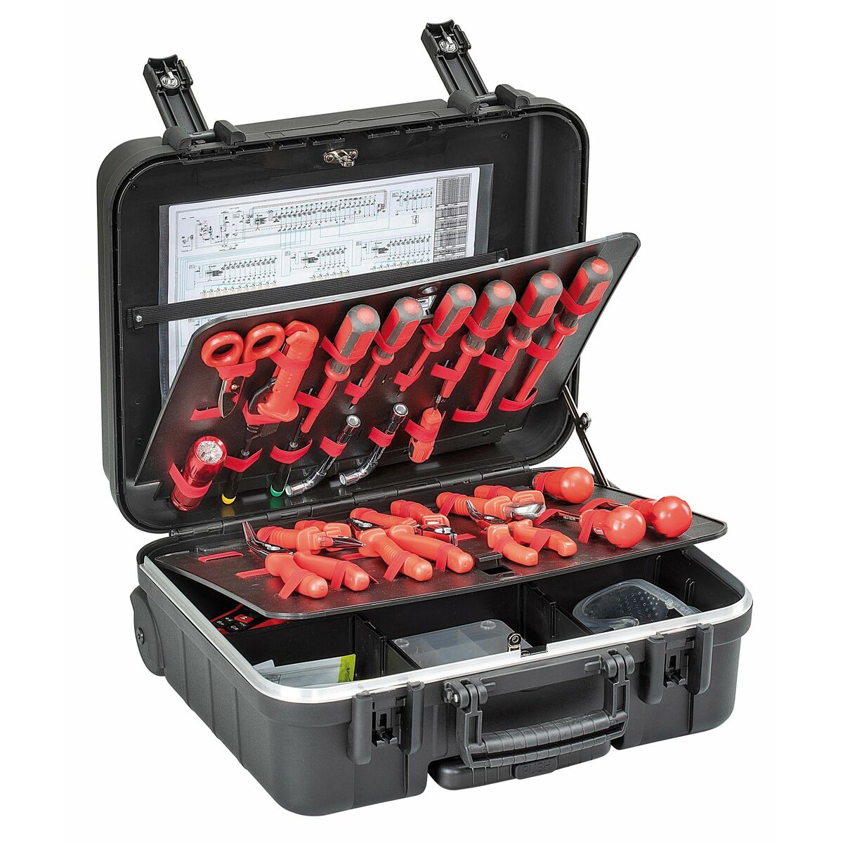 Mallette à Outils GT Line Aluminium polypropylène
