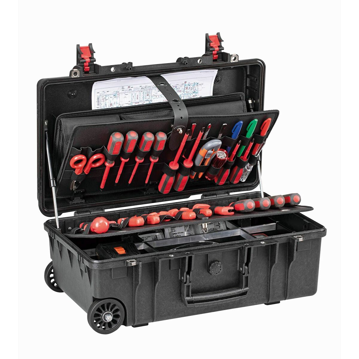 Mallette à Outils GT Line GT 52-21 PEL PVC Acier polypropylène