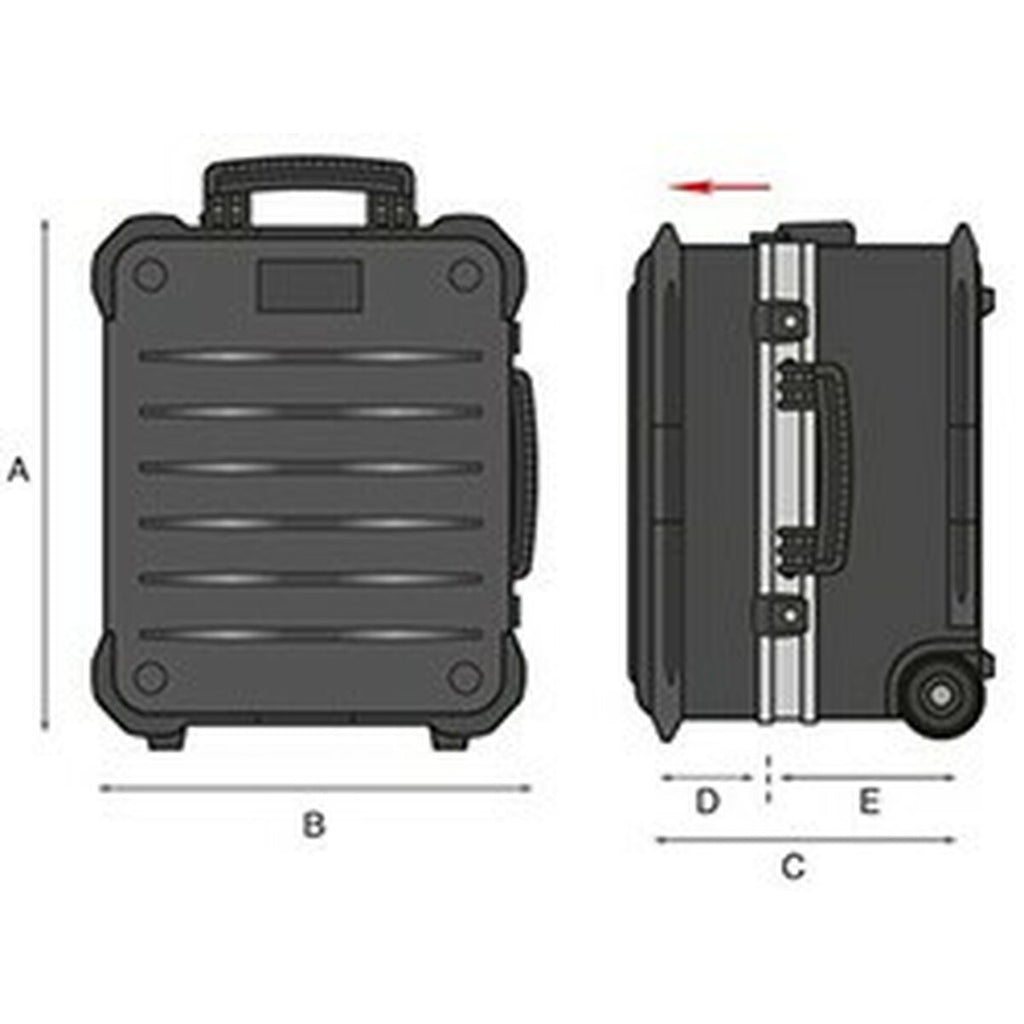 Mallette à Outils GT Line Métal Aluminium Polyéthylène Acier