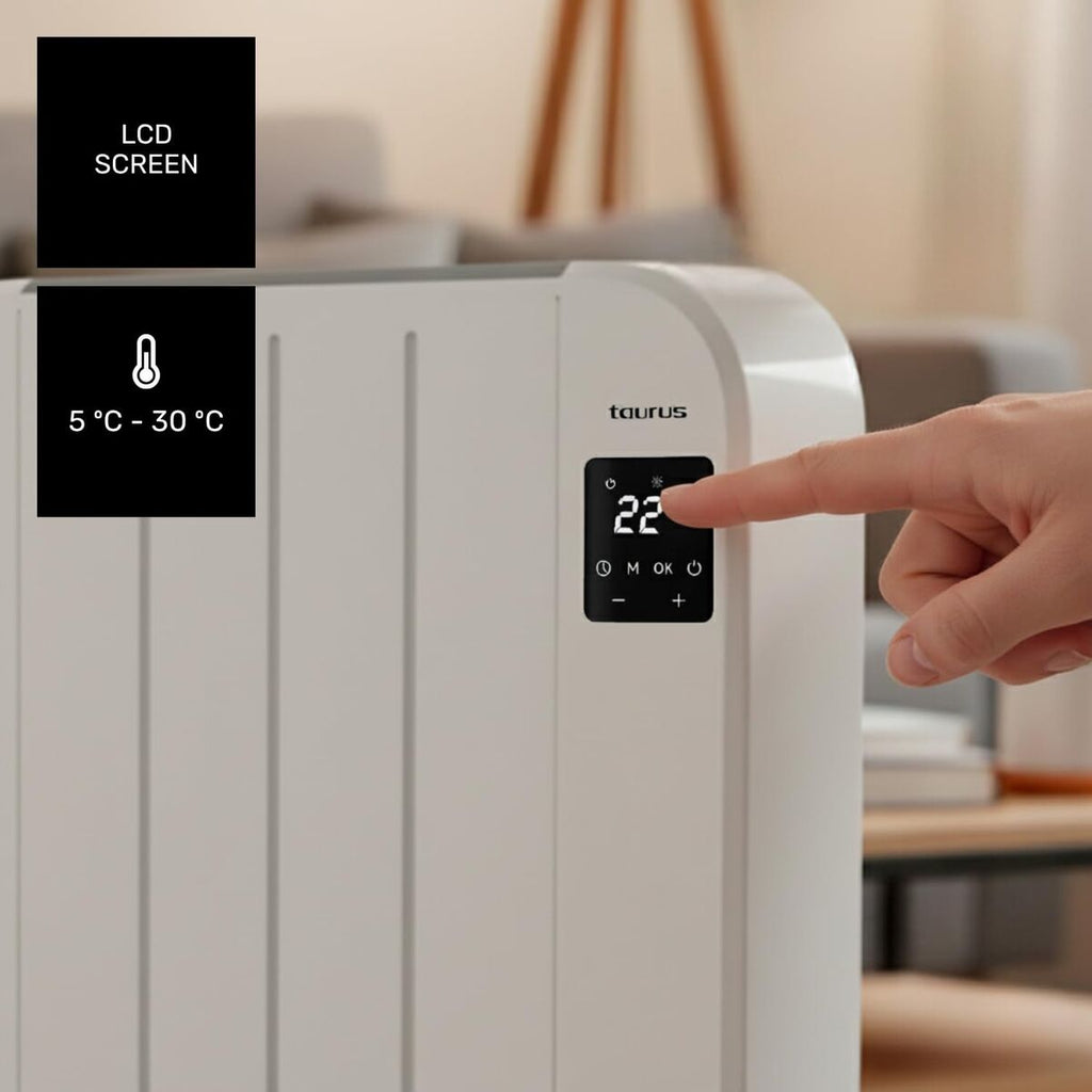 Emetteur Thermique Numérique (4 modules) Taurus NEPAL 1000 Blanc