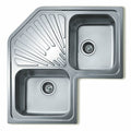 Évier double Teka ANGULAR 2C SF
