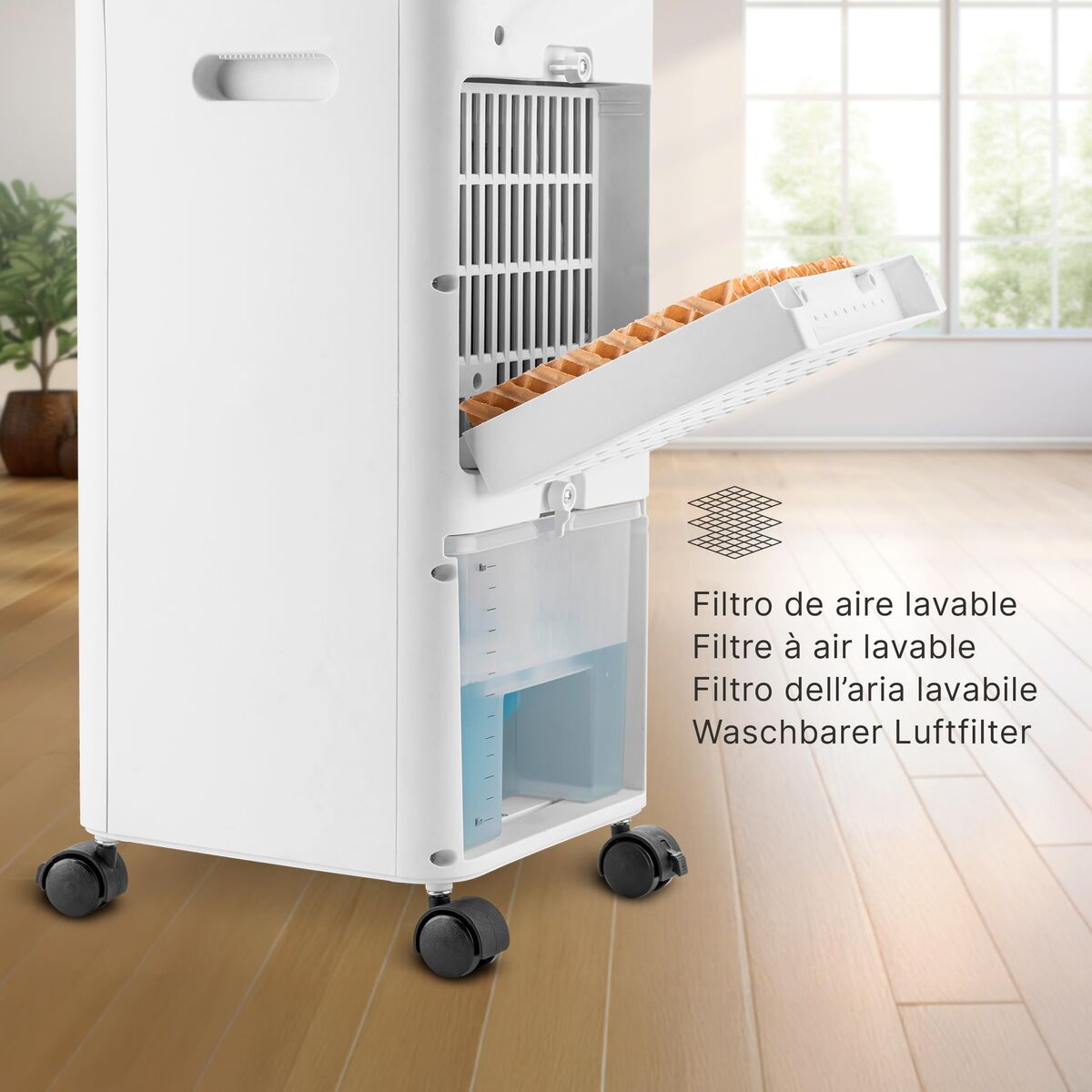 Climatiseur Évaporation Portable UFESA NARVIK Blanc 60 W 5 L