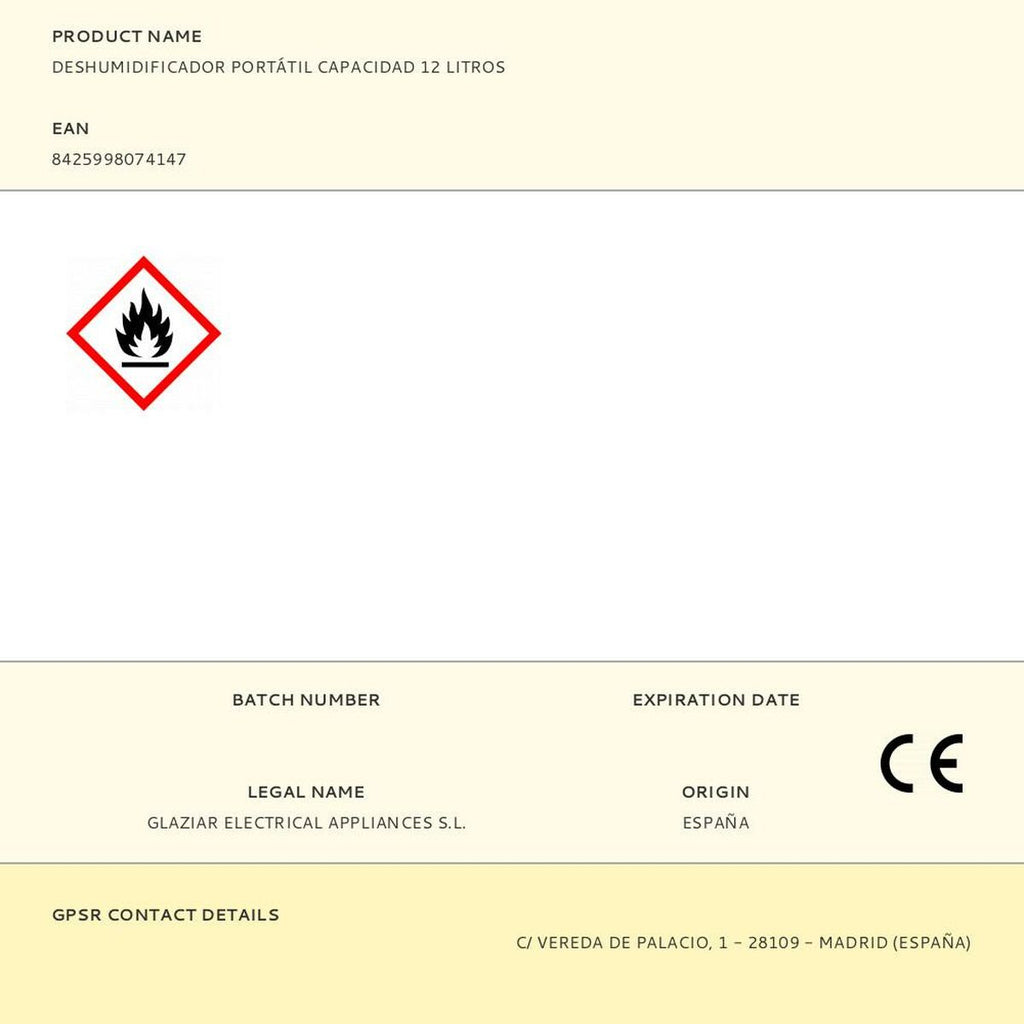 Déshumidificateur EDM 07414 260 W 3,2 L