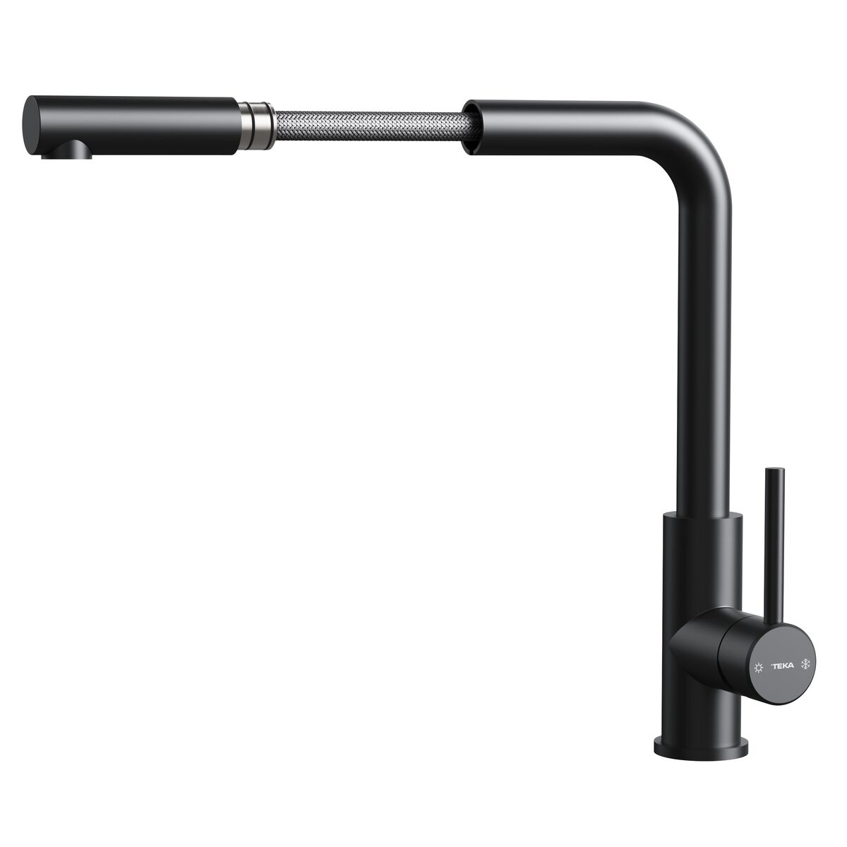 Mitigeur Teka Noir Acier inoxydable
