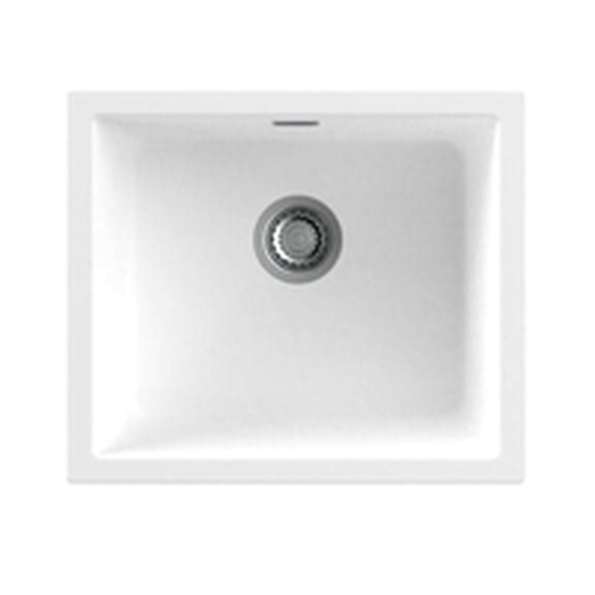 Évier simple Nodor 45401BWH 4084 Blanc
