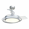Ventilateur de Plafond CristalRecord Argenté 40 W Ø 40 cm