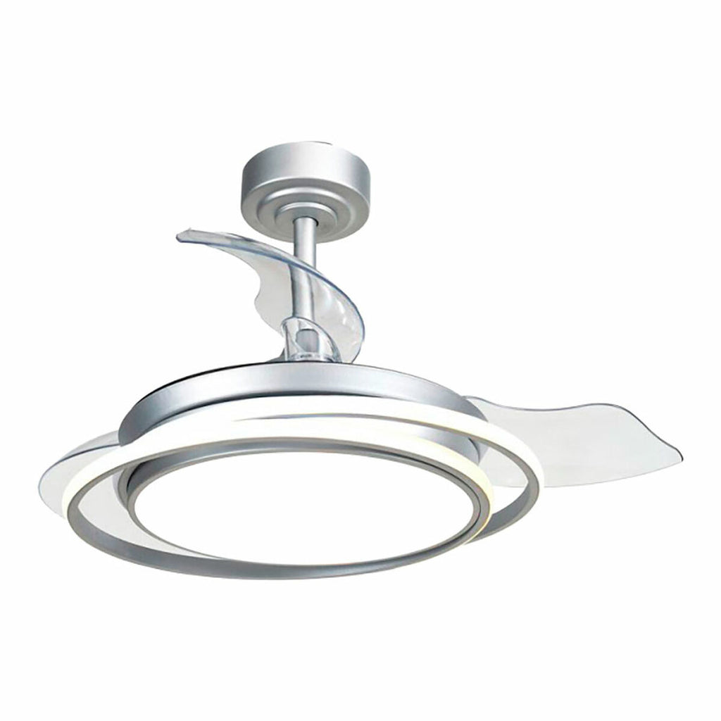 Ventilateur de Plafond CristalRecord Argenté 40 W Ø 40 cm