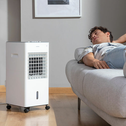 Climatiseur à Évaporation Portable Multifonction InnovaGoods   5 L Blanc 65 W (Reconditionné C)