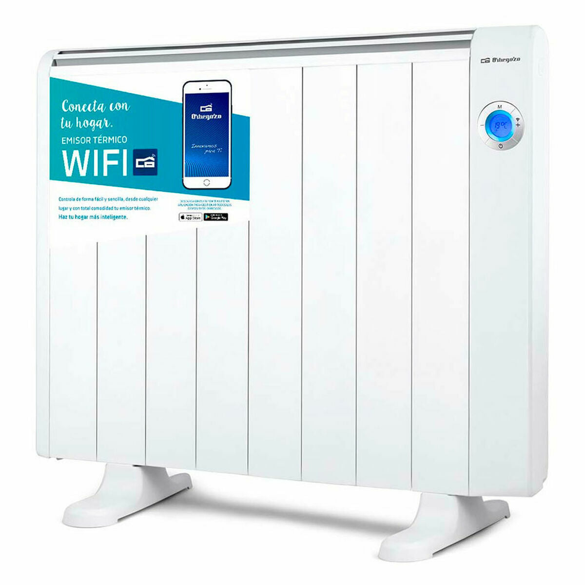 Emetteur Thermique Numérique Orbegozo RRW 1500 Blanc 1500 W