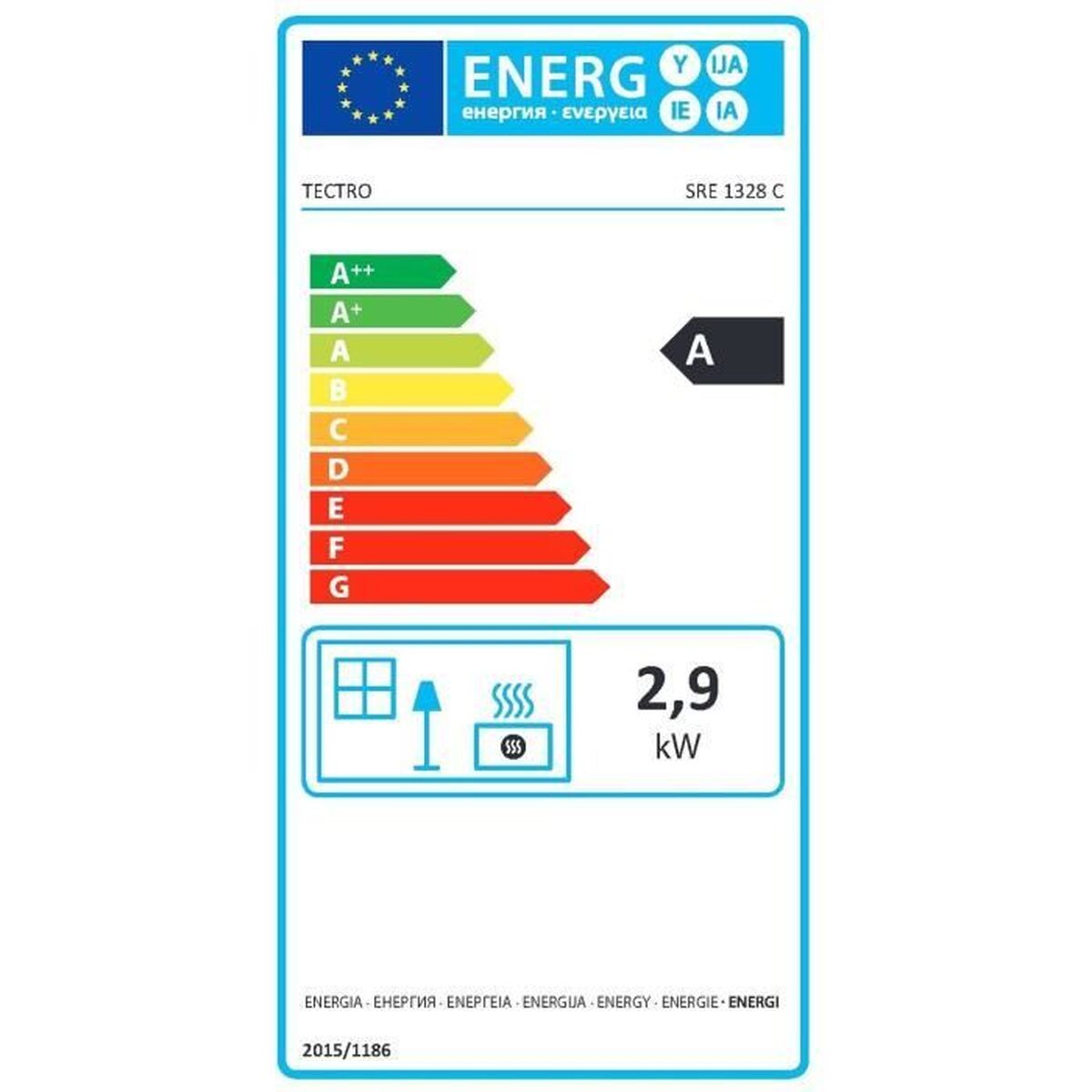Radiateur à Huile SRE 1228 C Noir 2850 W
