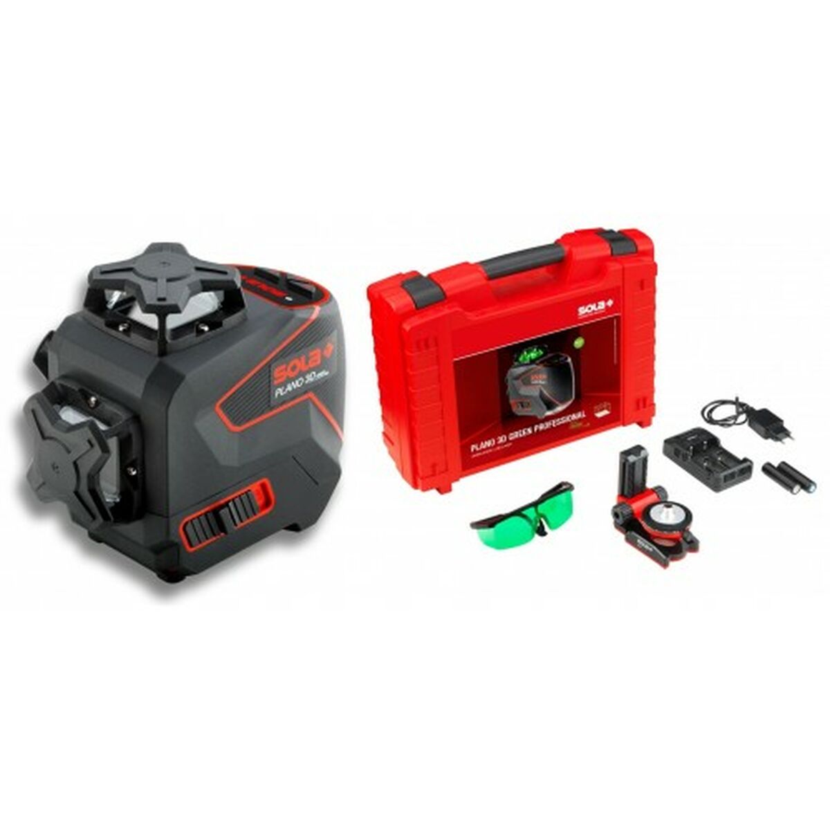 Niveau laser à lignes SOLA 3D Green Professional