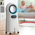 Climatiseur d'Évaporation Ioniseur Sans Lame avec LED Evareer InnovaGoods