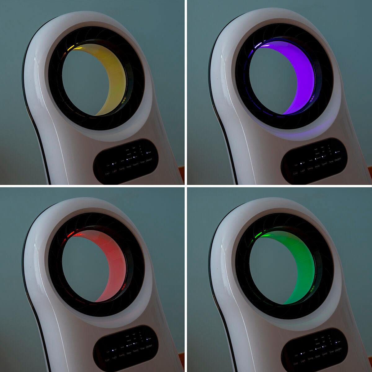 Climatiseur d'Évaporation Ioniseur Sans Lame avec LED Evareer InnovaGoods